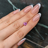 2.04 Ct. Purplish Pink Sapphire from Ceylon (Sri Lanka) Life Style