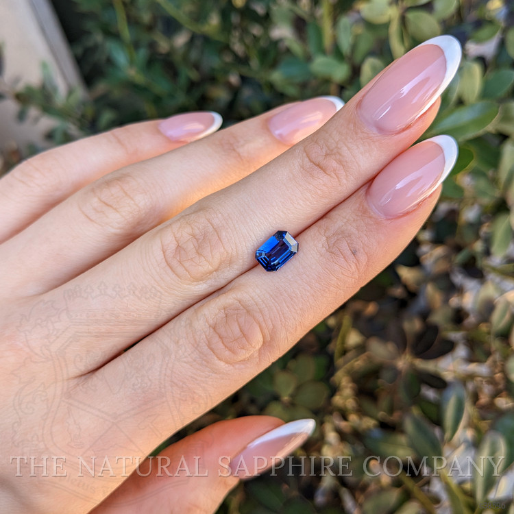 2.04 Ct. Blue Sapphire from Ceylon (Sri Lanka)