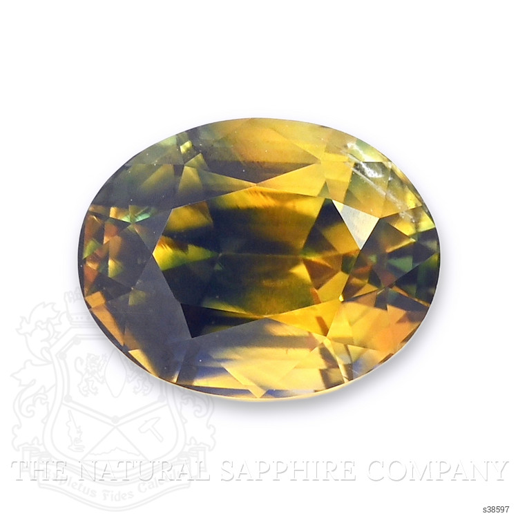 2.52 Ct. Bi Color Sapphire from Ceylon (Sri Lanka)