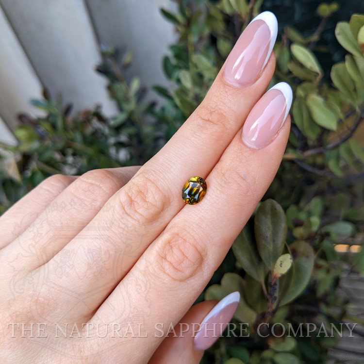 2.52 Ct. Bi Color Sapphire from Ceylon (Sri Lanka)