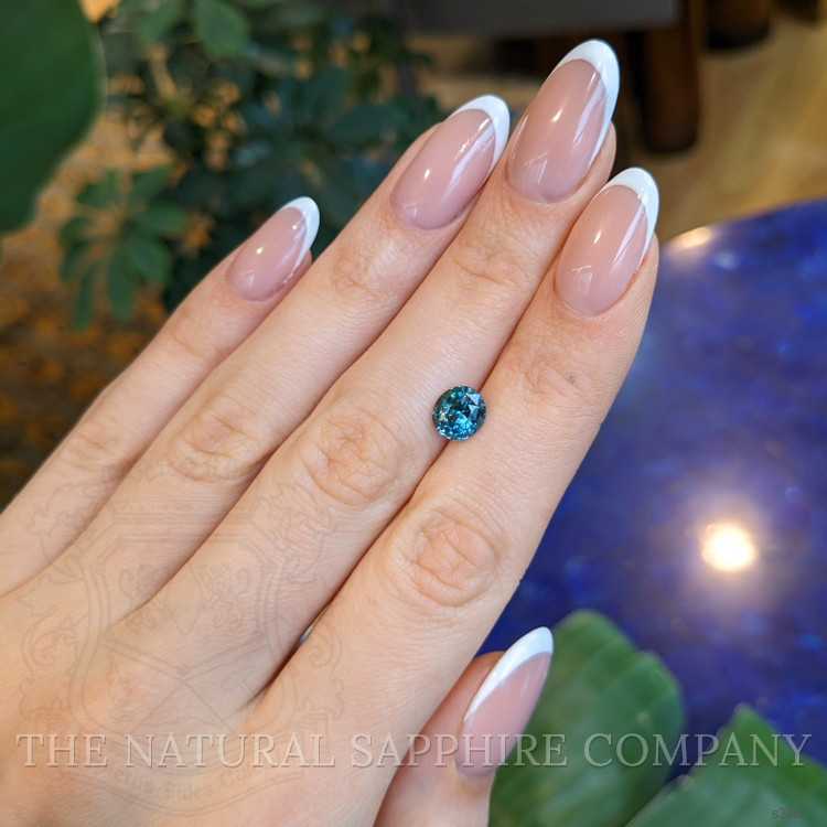 2.08 Ct. Bluish Green Sapphire from Montana