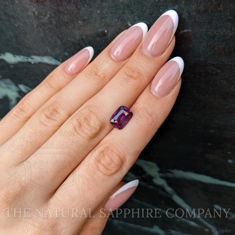 3.78 Ct. Purplish Pink Sapphire from Ceylon (Sri Lanka)