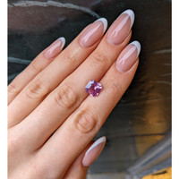 4.15 Ct. Purplish Pink Sapphire from Ceylon (Sri Lanka) Life Style