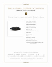 11.09 Ct. Blue Sapphire Crystal from Ceylon (Sri Lanka) Scan Report