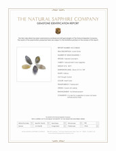 38.91 Ct. Multi Color Sapphire Crystal from Ceylon (Sri Lanka) Scan Report
