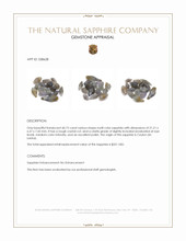 60.72 Ct. Multi Color Sapphire Crystal from Ceylon (Sri Lanka) Appraisal