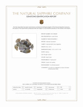 60.72 Ct. Multi Color Sapphire Crystal from Ceylon (Sri Lanka) Scan Report