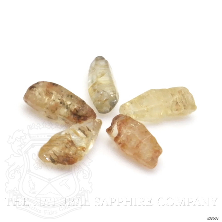 13.88 Ct. Yellowish Brown Sapphire Crystal from Ceylon (Sri Lanka)