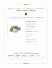 20.92 Ct. Blue Sapphire Crystal from Ceylon (Sri Lanka) Scan Report
