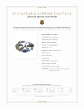 74.75 Ct. Blue Sapphire Crystal from Ceylon (Sri Lanka) Scan Report