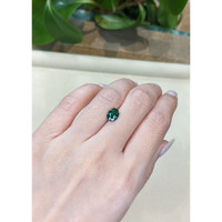 1.81 Ct. Bluish Green Sapphire from Madagascar Life Style
