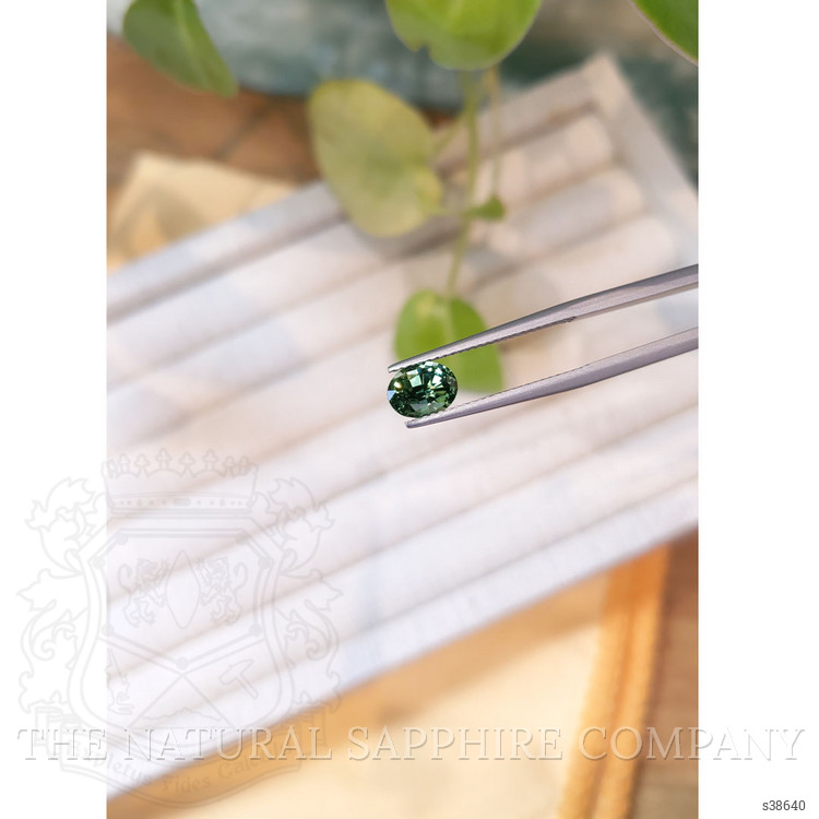 1.41 Ct. Bluish Green Sapphire from Madagascar