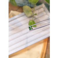1.06 Ct. Bluish Green Sapphire from Madagascar Life Style