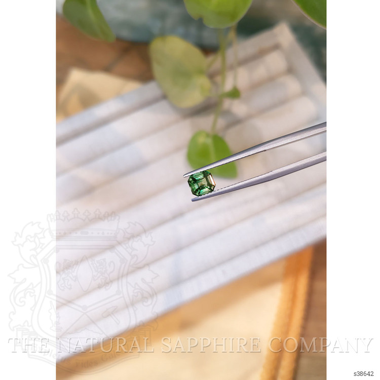 1.06 Ct. Bluish Green Sapphire from Madagascar
