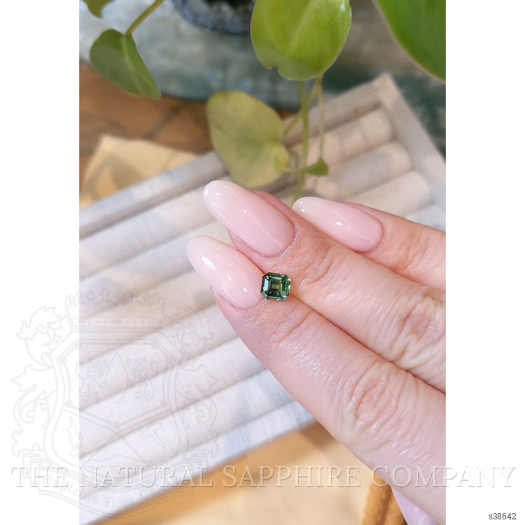 1.06 Ct. Bluish Green Sapphire from Madagascar