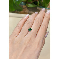1.64 Ct. Green Sapphire from Madagascar Life Style