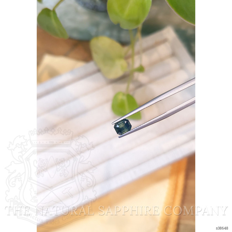 1.17 Ct. Bluish Green Sapphire from Madagascar