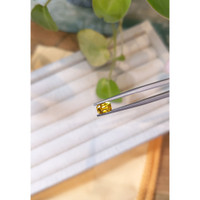 1.19 Ct. Greenish Yellow Sapphire from Madagascar Life Style
