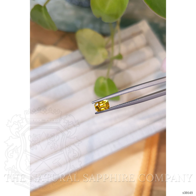 1.19 Ct. Greenish Yellow Sapphire from Madagascar