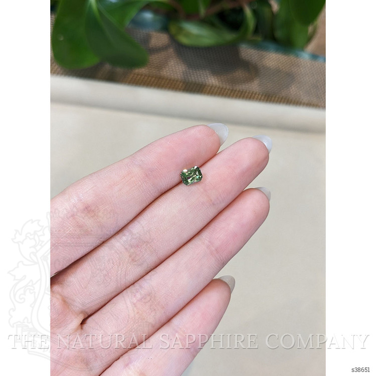 1.04 Ct. Yellowish Green Sapphire from Madagascar