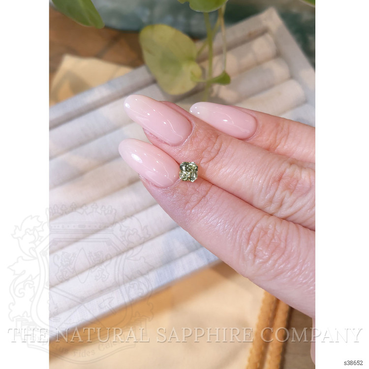 1.18 Ct. Yellowish Green Sapphire from Madagascar