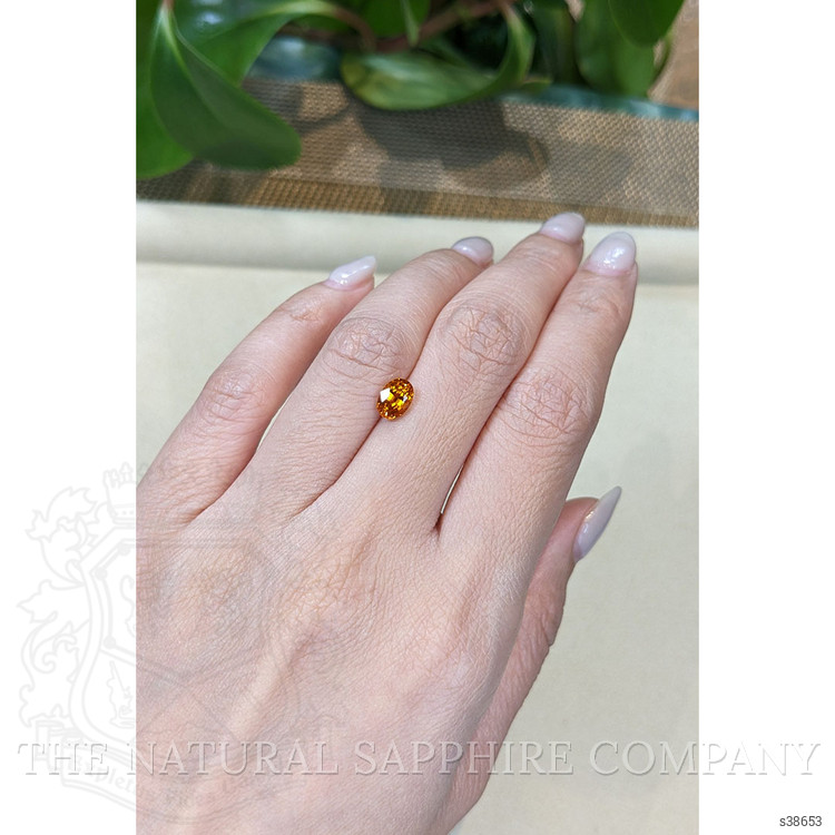 1.32 Ct. Orange Sapphire from Thailand