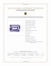 0.67 Ct. Purple Sapphire from Ceylon (Sri Lanka) Scan Report