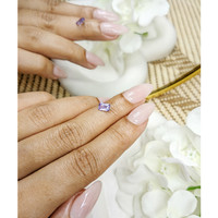 0.67 Ct. Purple Sapphire from Ceylon (Sri Lanka) Life Style