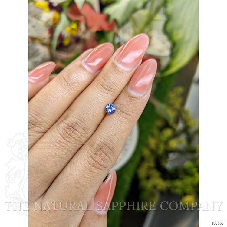 0.57 Ct. Blue Sapphire from Ceylon (Sri Lanka)