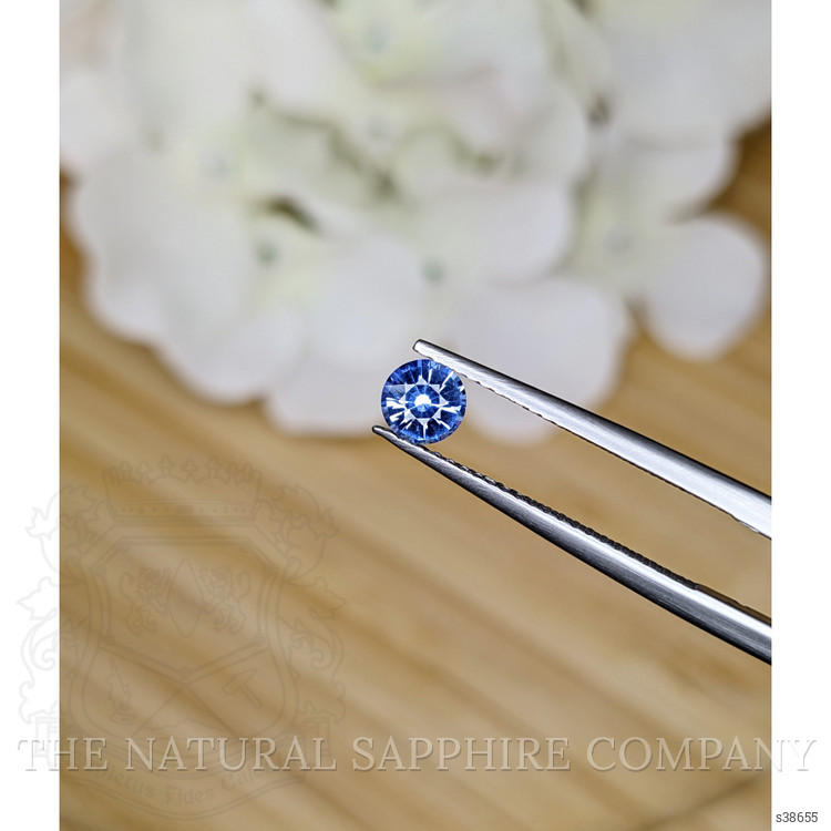 0.57 Ct. Blue Sapphire from Ceylon (Sri Lanka)