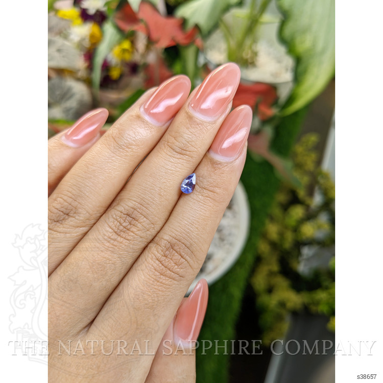 0.61 Ct. Blue Sapphire from Ceylon (Sri Lanka)