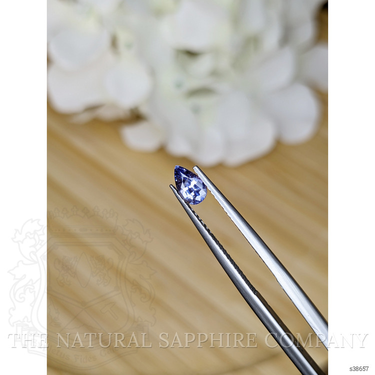 0.61 Ct. Blue Sapphire from Ceylon (Sri Lanka)