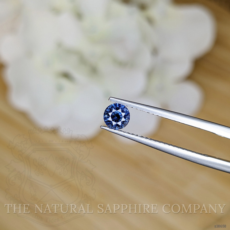 0.57 Ct. Blue Sapphire from Ceylon (Sri Lanka)