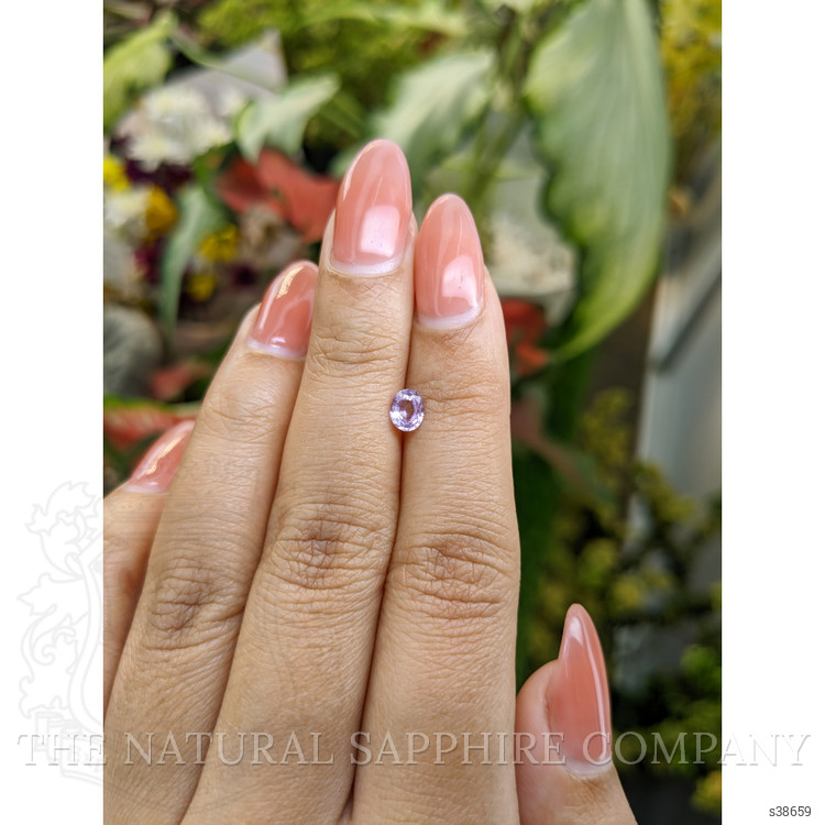 0.53 Ct. Pinkish Purple Sapphire from Ceylon (Sri Lanka)