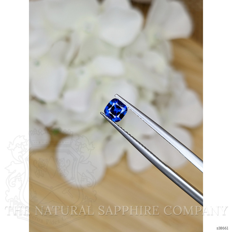0.56 Ct. Blue Sapphire from Ceylon (Sri Lanka)