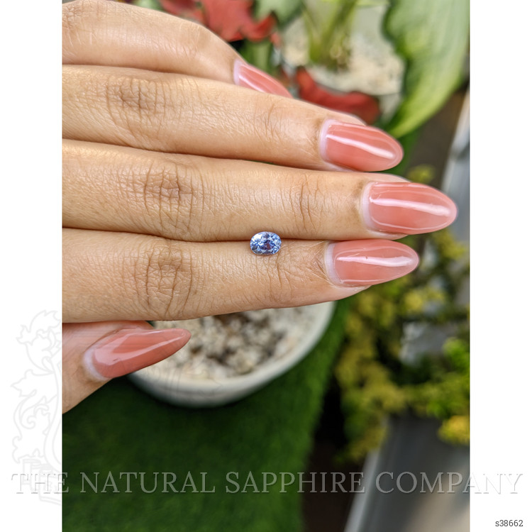 0.86 Ct. Blue Sapphire from Ceylon (Sri Lanka)