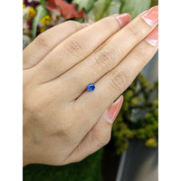 0.52 Ct. Blue Sapphire from Ceylon (Sri Lanka) Life Style