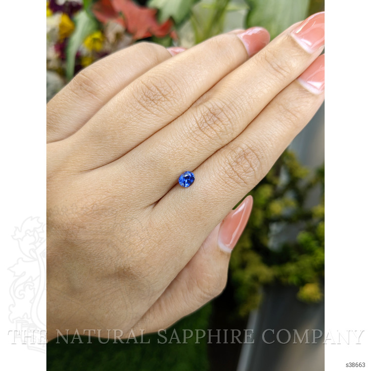 0.52 Ct. Blue Sapphire from Ceylon (Sri Lanka)