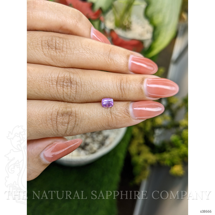 0.80 Ct. Pinkish Purple Sapphire from Madagascar