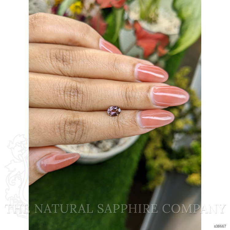 0.68 Ct. Pinkish Purple Sapphire from Madagascar
