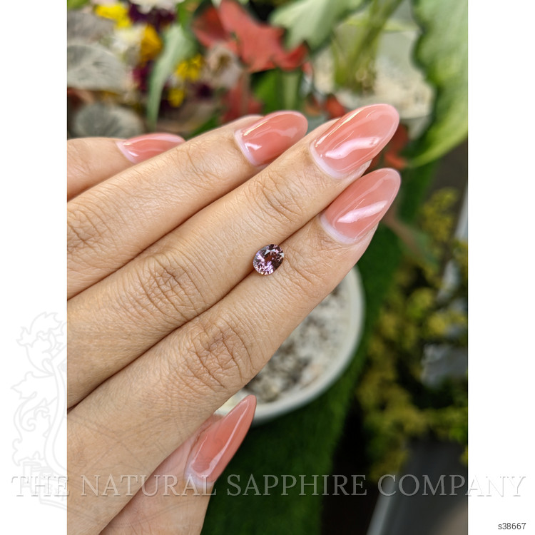 0.68 Ct. Pinkish Purple Sapphire from Madagascar