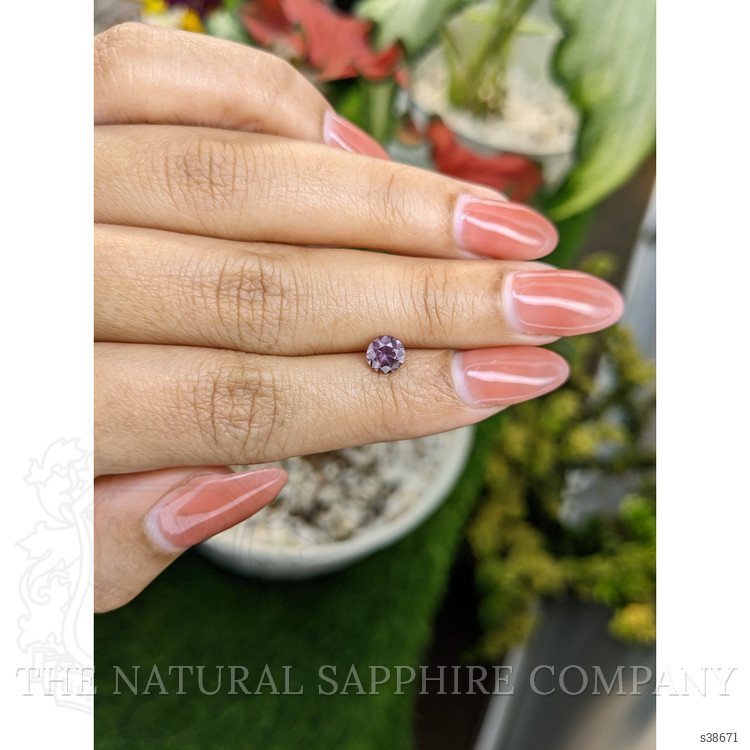 0.83 Ct. Pinkish Purple Sapphire from Madagascar