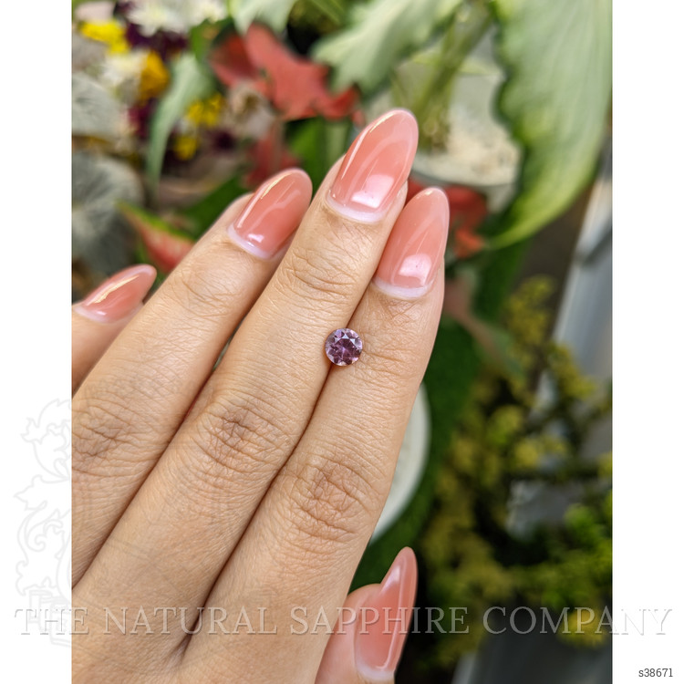 0.83 Ct. Pinkish Purple Sapphire from Madagascar