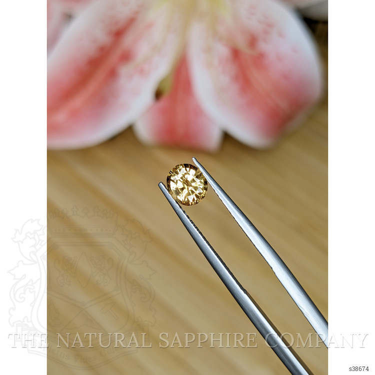 0.89 Ct. Yellowish Brown Sapphire from Madagascar