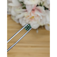 0.90 Ct. Green Sapphire from Madagascar Life Style