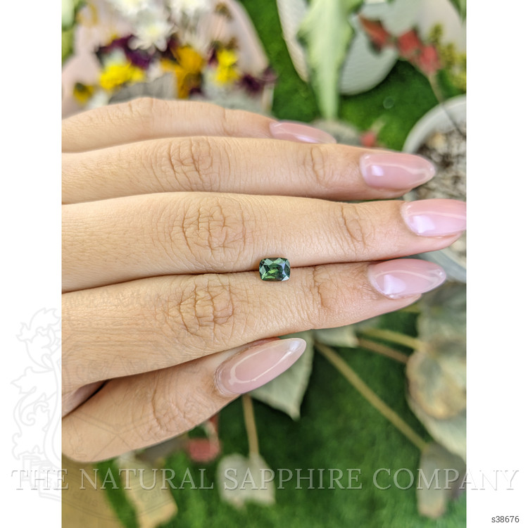 0.90 Ct. Green Sapphire from Madagascar