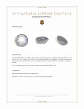 5.86 Ct. Bluish Grey Star Sapphire from Ceylon (Sri Lanka) Appraisal