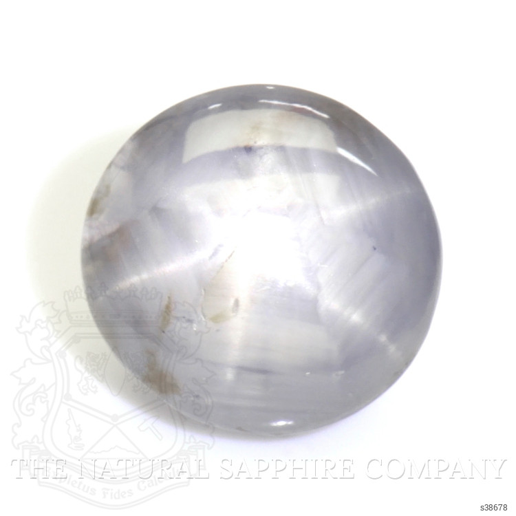 5.86 Ct. Bluish Grey Star Sapphire from Ceylon (Sri Lanka)