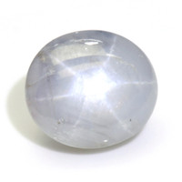 9.29 Ct. Bluish Grey Star Sapphire from Ceylon (Sri Lanka) Video