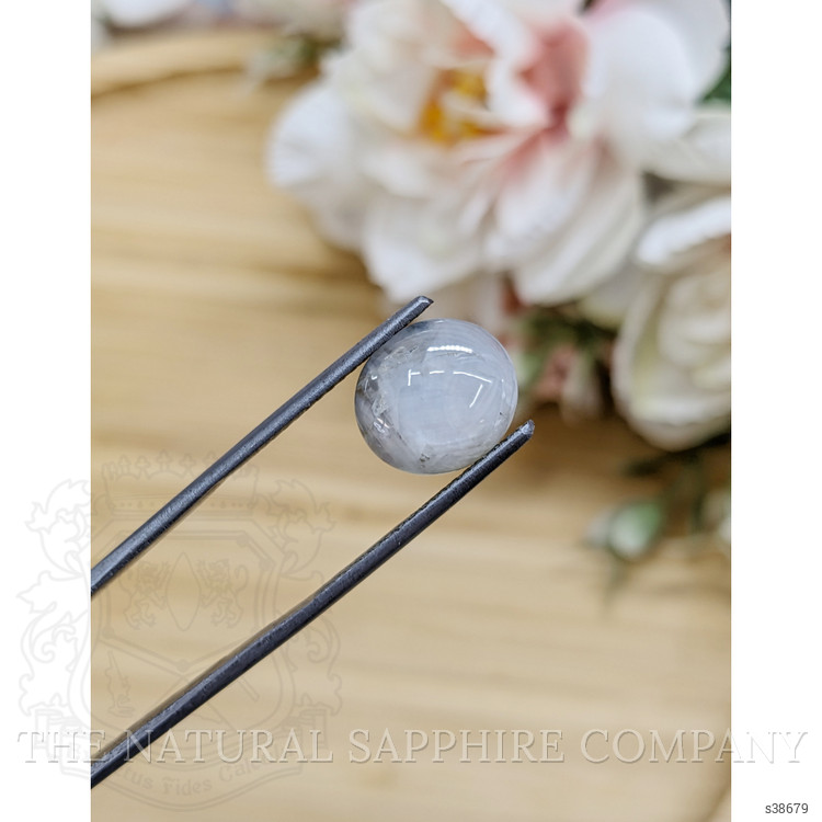 9.29 Ct. Bluish Grey Star Sapphire from Ceylon (Sri Lanka)